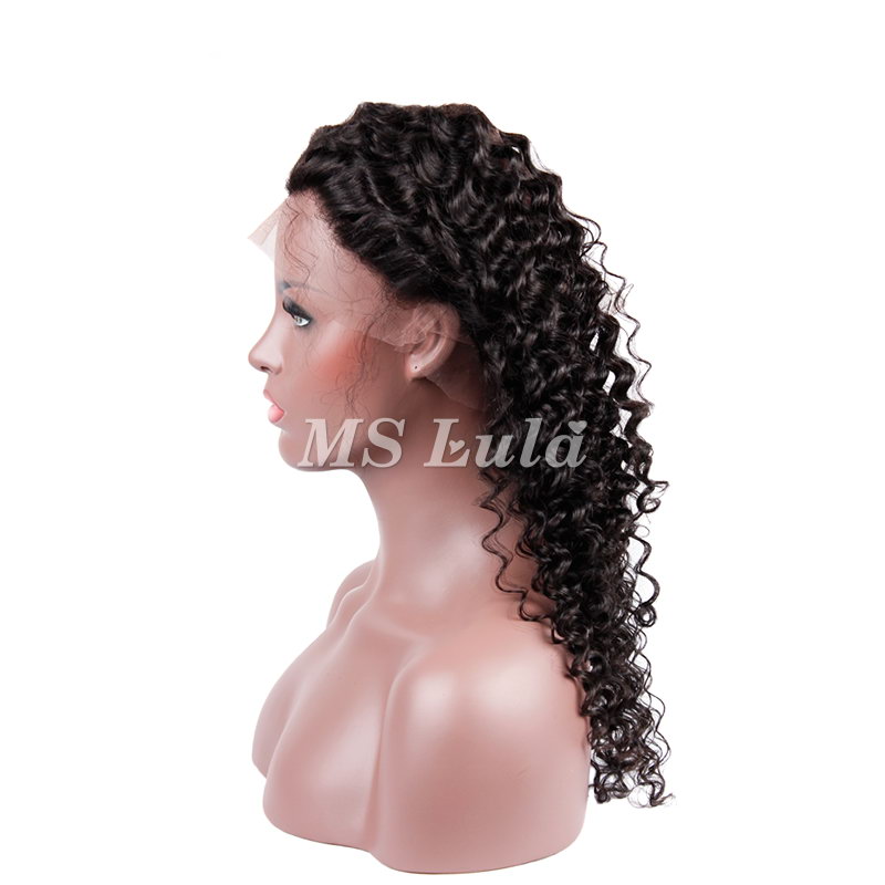 Virgin Hair Deep Wave 360 Lace Frontal Closure 22.5x4x2 With Adjustable Strap - 图片 5